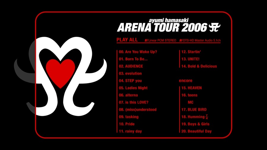 滨崎步(Ayumi Hamasaki 浜崎あゆみ) – ARENA TOUR 2006 A (Miss 