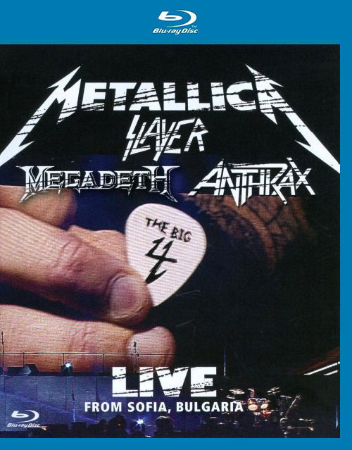 Metallica, Slayer, Megadeth, Anthrax 激流四巨头 – The Big 4 Live (2011) (2BD) 1080P蓝光原盘 [BDMV 88.1G]Blu-ray、摇滚演唱会、蓝光演唱会