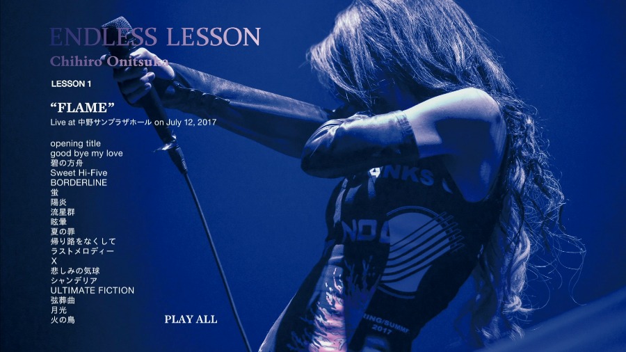 鬼束千寻 (鬼束ちひろ, Chihiro Onitsuka) – ENDLESS LESSON 2017 (2BD) 1080P蓝光原盘 [BDMV 45.3G]Blu-ray、日本演唱会、蓝光演唱会10