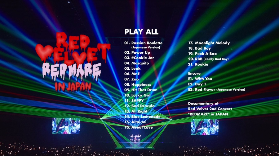 Red Velvet 红贝贝 – 2nd Concert -REDMARE- In Japan 第二次日本演唱会 (2019) 1080P蓝光原盘 [BDMV 41.5G]Blu-ray、蓝光演唱会、韩国演唱会2
