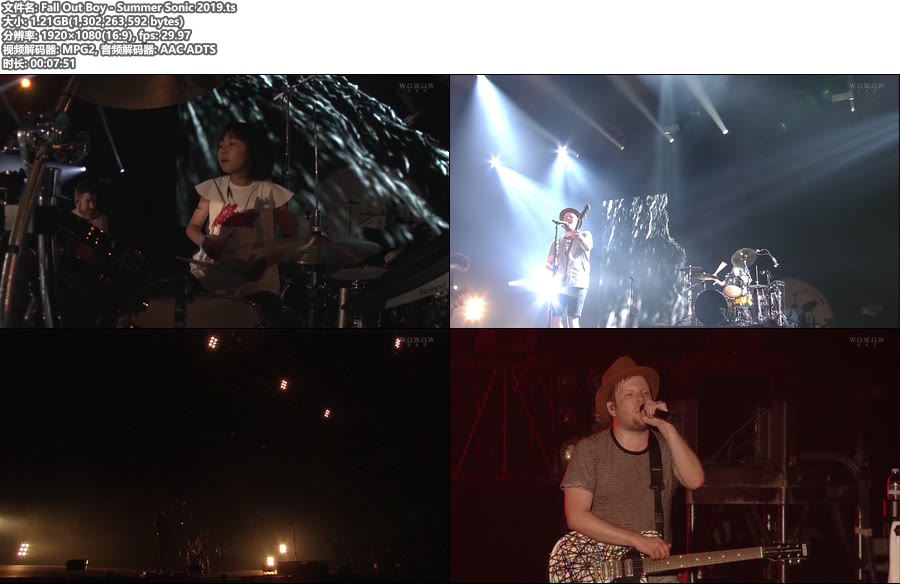 Fall Out Boy Summer Sonic 19 Hdtv 1080p 1 21g 哆咪影音 Fall Out Boy Summer Sonic 19 Hdtv 1080p 1 21g 哆咪影音