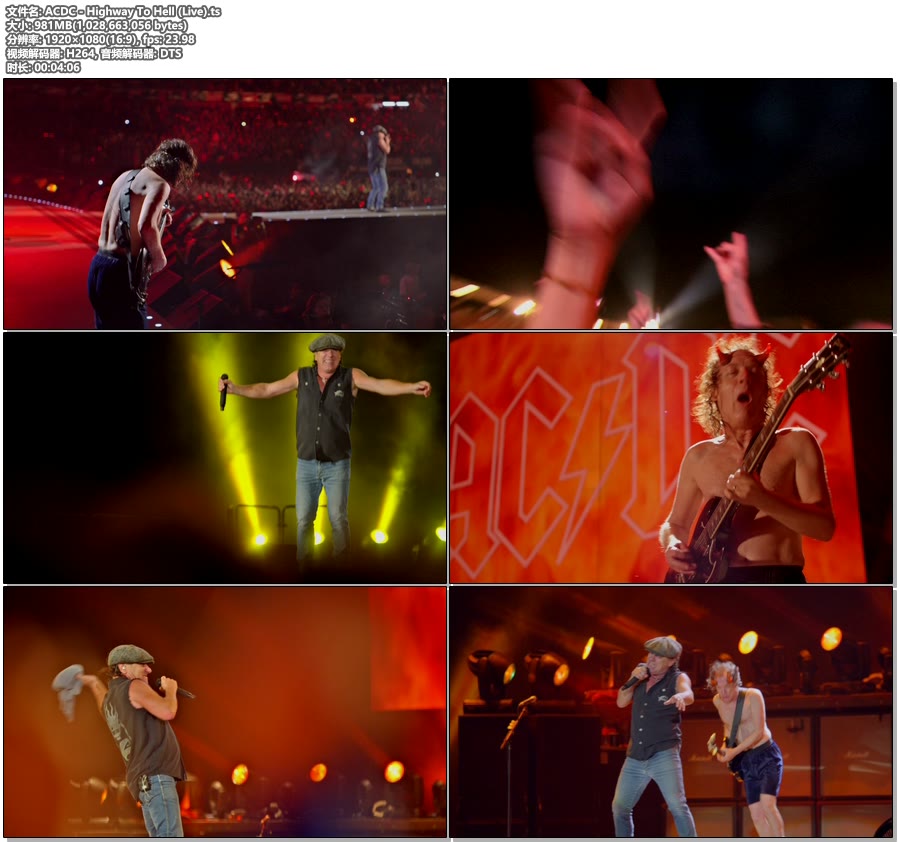 AC/DC – Highway To Hell (Live) [Blu-ray Cut 1080P 981M]BDRip、欧美现场、高清MV2