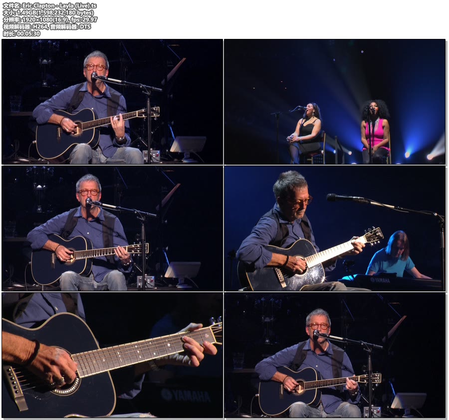 Eric Clapton – Layla (Live) [Blu-ray Cut 1080P 1.49G]BDRip、欧美现场、高清MV2