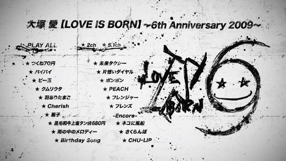 大冢爱 (Ai Otsuka 大塚愛) – LOVE IS BORN ~6th Anniversary 2009~ 6周年演唱会 (2009) 1080P蓝光原盘 [BDMV 38.6G]Blu-ray、日本演唱会、蓝光演唱会2