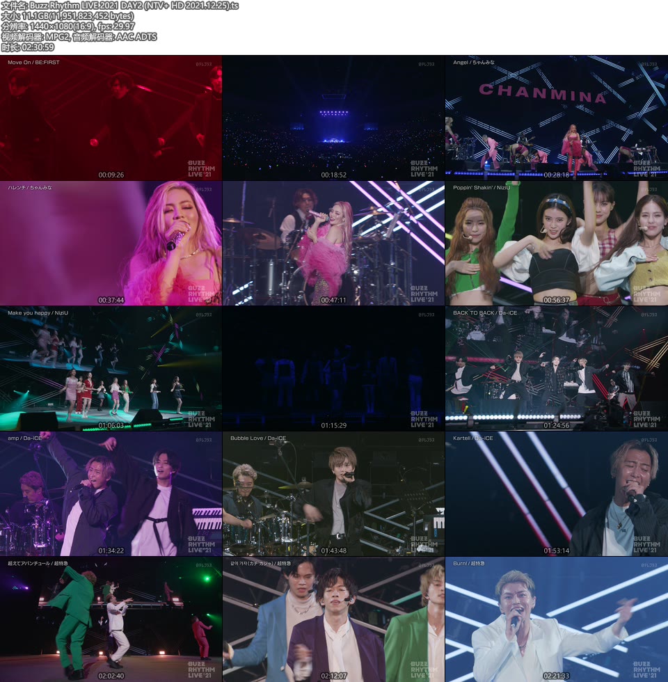 Buzz Rhythm LIVE 2021 (NTV+ HD 2021.12.25) 1080P HDTV [TS 33.6G]HDTV、日本演唱会、蓝光演唱会4