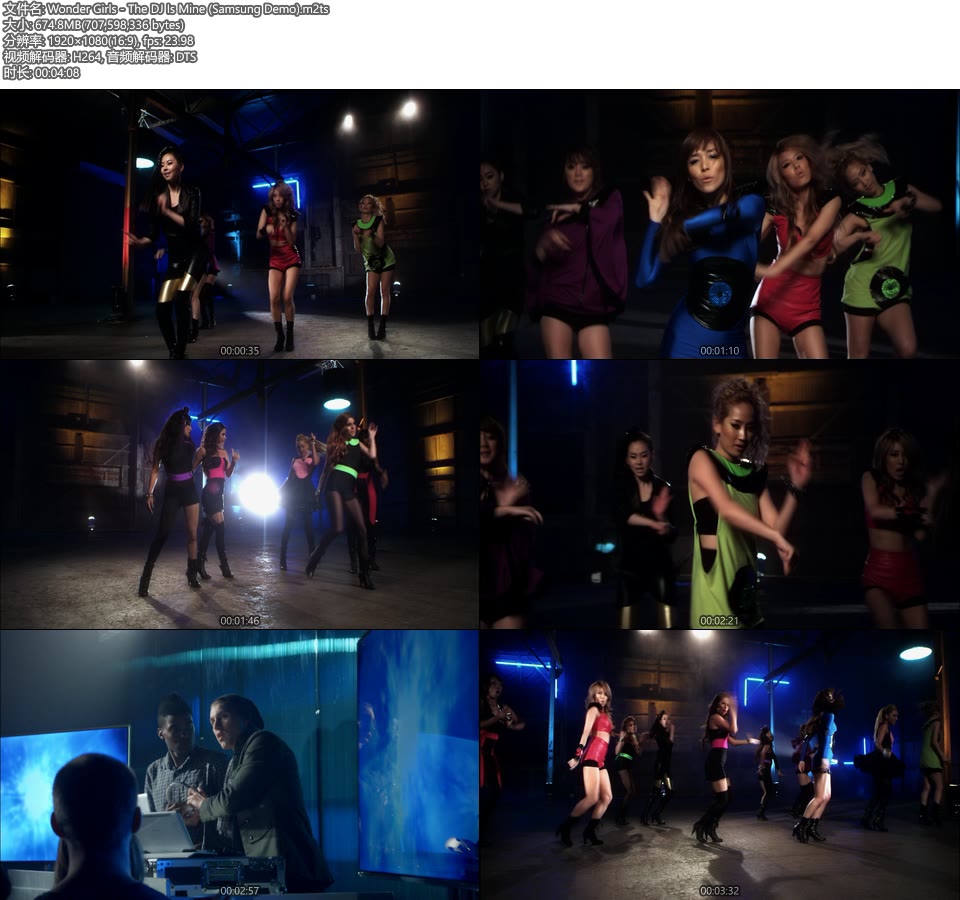 Wonder Girls – The DJ Is Mine (Samsung Demo) (官方MV) [1080P 675M]Master、韩国MV、高清MV2