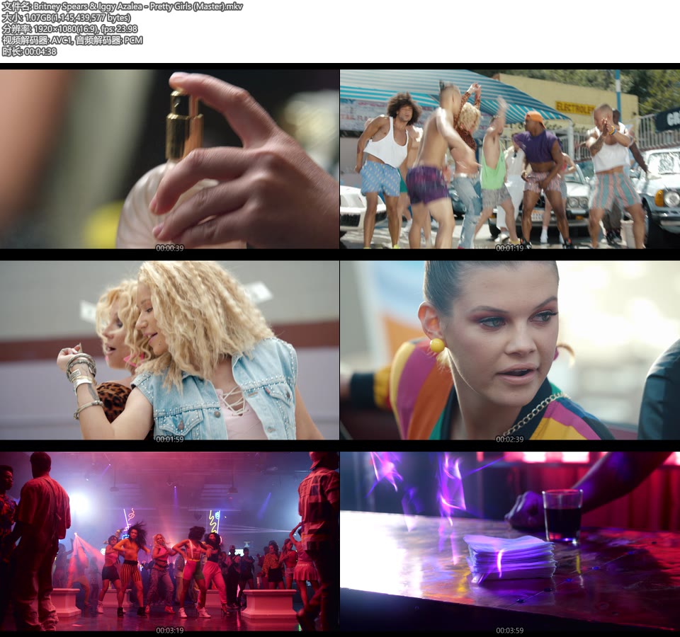 Britney Spears & Iggy Azalea – Pretty Girls (官方MV) [Master] [1080P 1.07G]Master、欧美MV、高清MV2