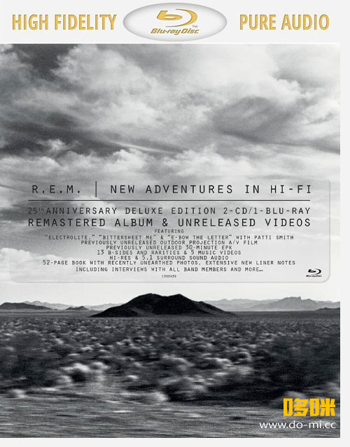 [BDA] R.E.M. 乐队 – New Adventures In Hi-Fi (Deluxe Edition) (2021) 1080P蓝光原盘 [BDMV 40.3G]
