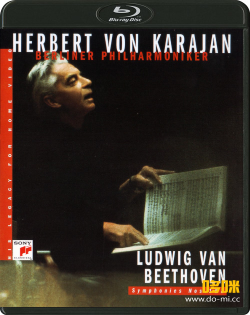 卡拉扬 – 贝多芬第一/八交响曲 Herbert von Karajan & BPO – Beethoven Symphony Nos. 1 & 8 (2019) 1080P蓝光原盘 [BDMV 17.2G]Blu-ray、古典音乐会、蓝光演唱会