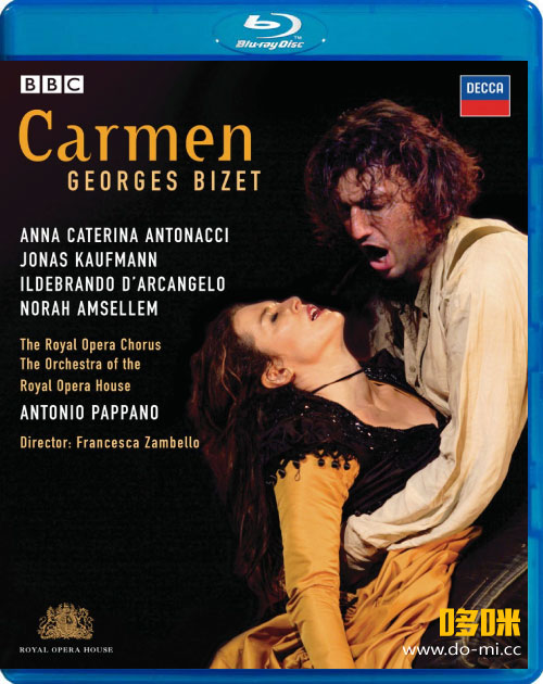 比才歌剧 : 卡门 Bizet : Carmen (Antonio Pappano, Jonas Kaufmann, Royal Opera House) (2010) 1080P蓝光原盘 [BDMV 34.5G]Blu-ray、Blu-ray、古典音乐会、歌剧与舞剧、蓝光演唱会