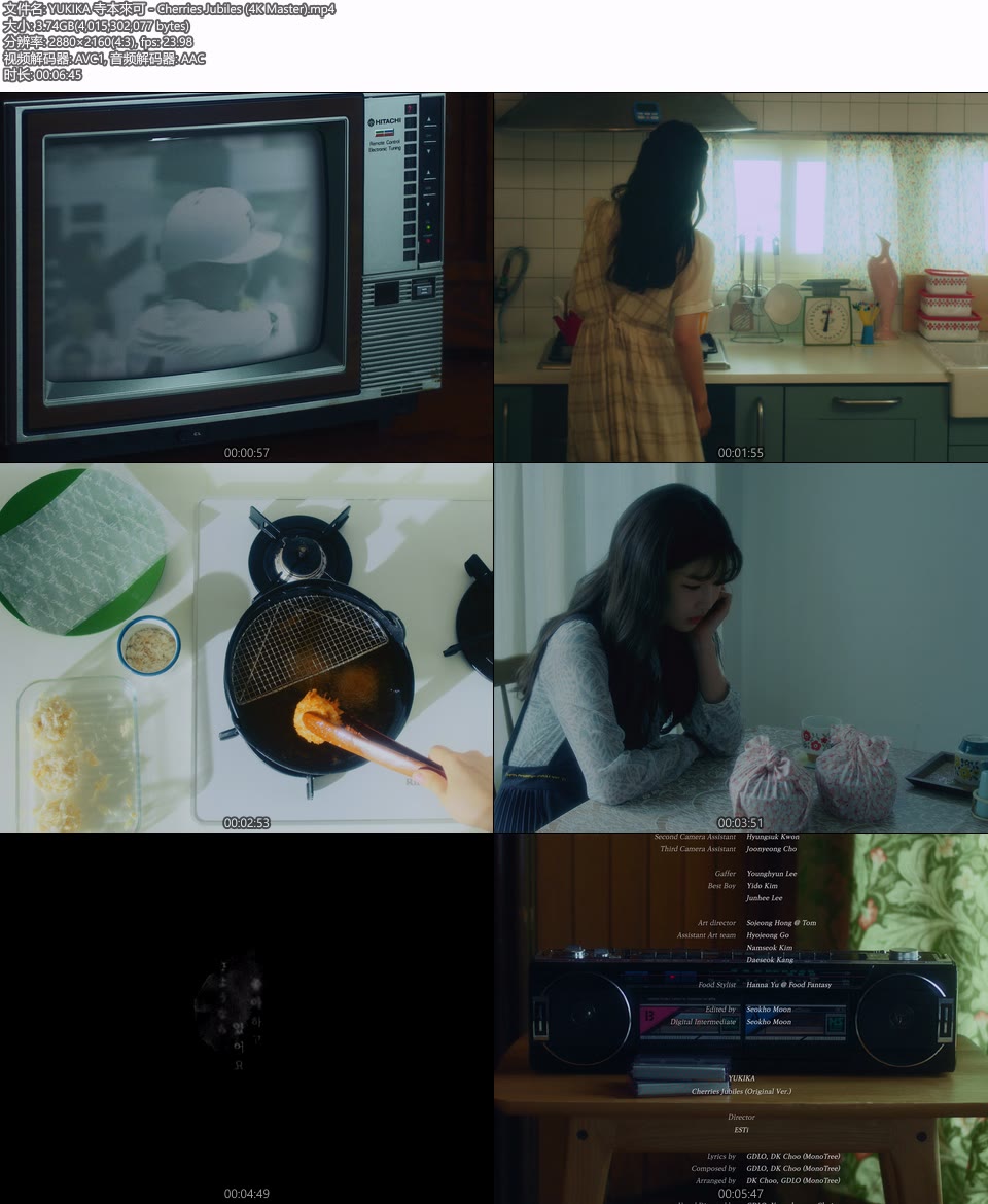 [4K] YUKIKA 寺本來可 Cherries Jubiles (官方MV) [Master] [2160P 3.74G] 哆咪影音