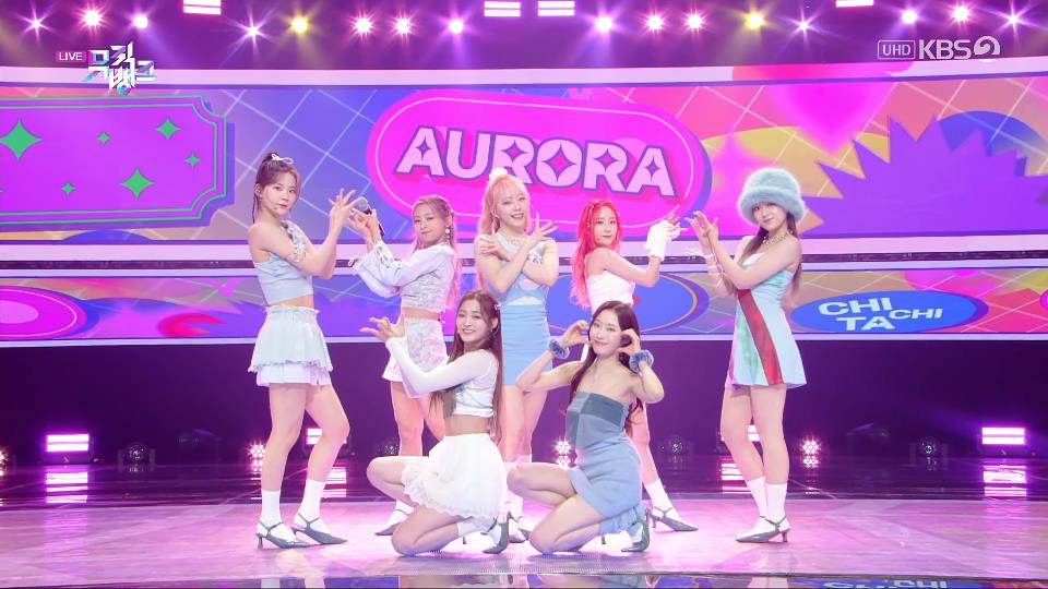 [4K60P] cignature – AURORA (Music Bank KBS 20230127) [UHDTV 2160P 1.96G]