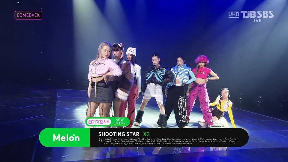 [4K60P] XG – SHOOTING STAR (Inkigayo SBS 20230129) [UHDTV 2160P 1.91G]4K LIVE、HDTV、韩国现场、音乐现场