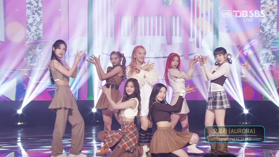 [4K60P] cignature – AURORA (Inkigayo SBS 20230129) [UHDTV 2160P 1.94G]