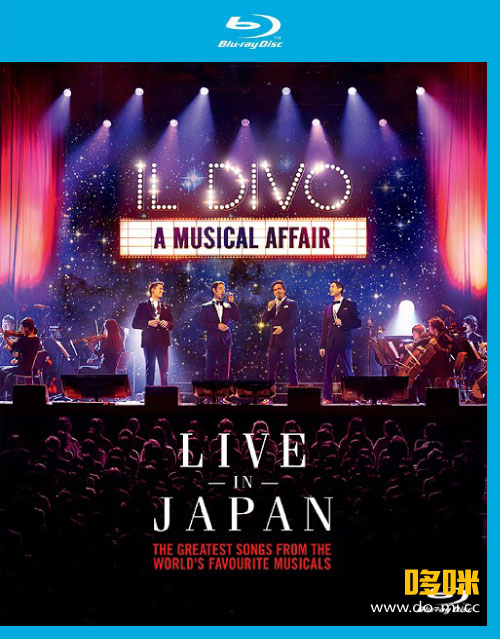 IL Divo 美声男伶 – A Musical Affair : Live In Japan 日本演唱会 (2014) 1080P蓝光原盘 (日版) [BDMV 22.3G]