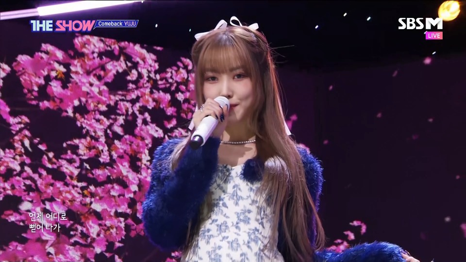 [4K60P] YUJU – Peach Blossom + Without U (The Show SBS 20230314) [UHDTV 2160P 3.94G]