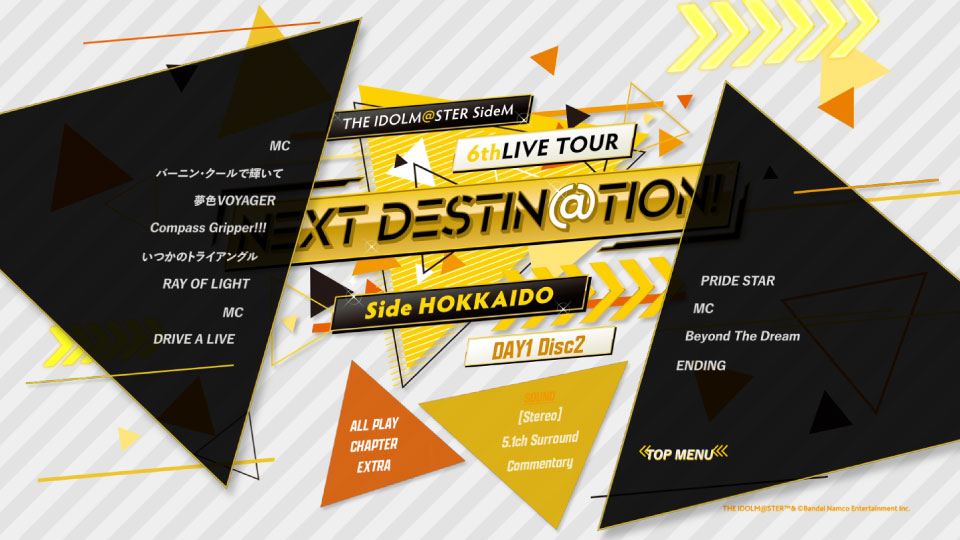 THE IDOLM@STER SideM 6thLIVE TOUR ~NEXT DESTIN@TION!~ Side HOKKAIDO LIVE Blu-ray (2022) 1080P蓝光原盘 [4BD BDMV 127.1G]Blu-ray、日本演唱会、蓝光演唱会6