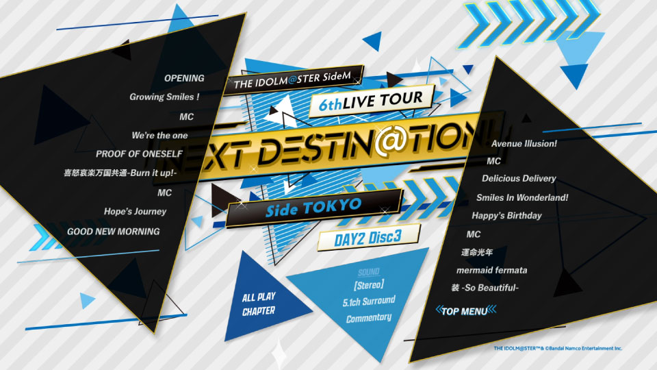 THE IDOLM@STER SideM 6thLIVE TOUR ~NEXT DESTIN@TION!~ Side TOKYO LIVE Blu-ray (2022) 1080P蓝光原盘 [5BD BDMV 178.7G]Blu-ray、日本演唱会、蓝光演唱会10