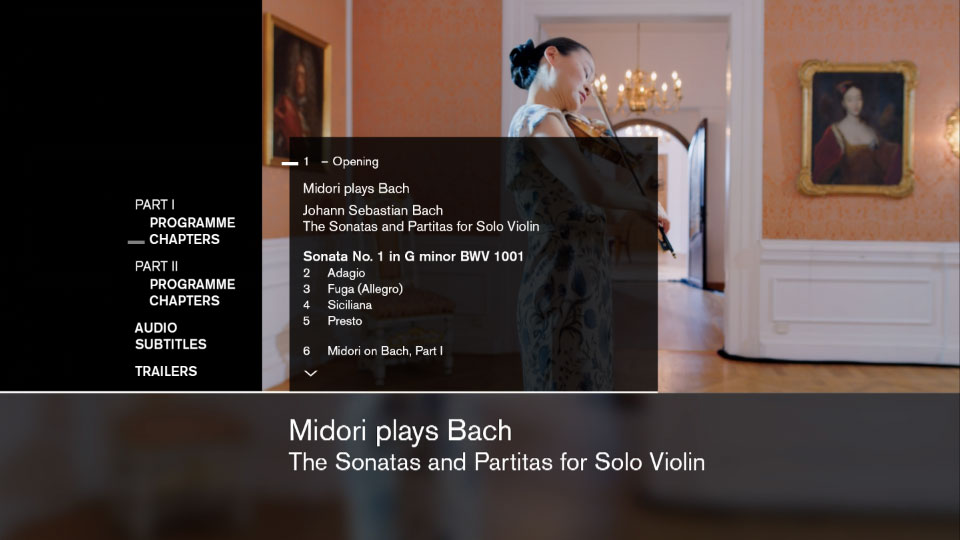 宓多里 巴赫小提琴独奏 Midori Plays Bach Sonatas and Partitas for Solo Violin (2017) 1080P蓝光原盘 [BDMV 22.3G]Blu-ray、古典音乐会、蓝光演唱会12